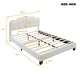 preview thumbnail 29 of 48, Upholstered bed with LED lights