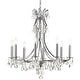 preview thumbnail 1 of 3, Cedar 8 Light Polished Chrome Chandelier - 28'' W x 29'' H 28'' W x 29'' H