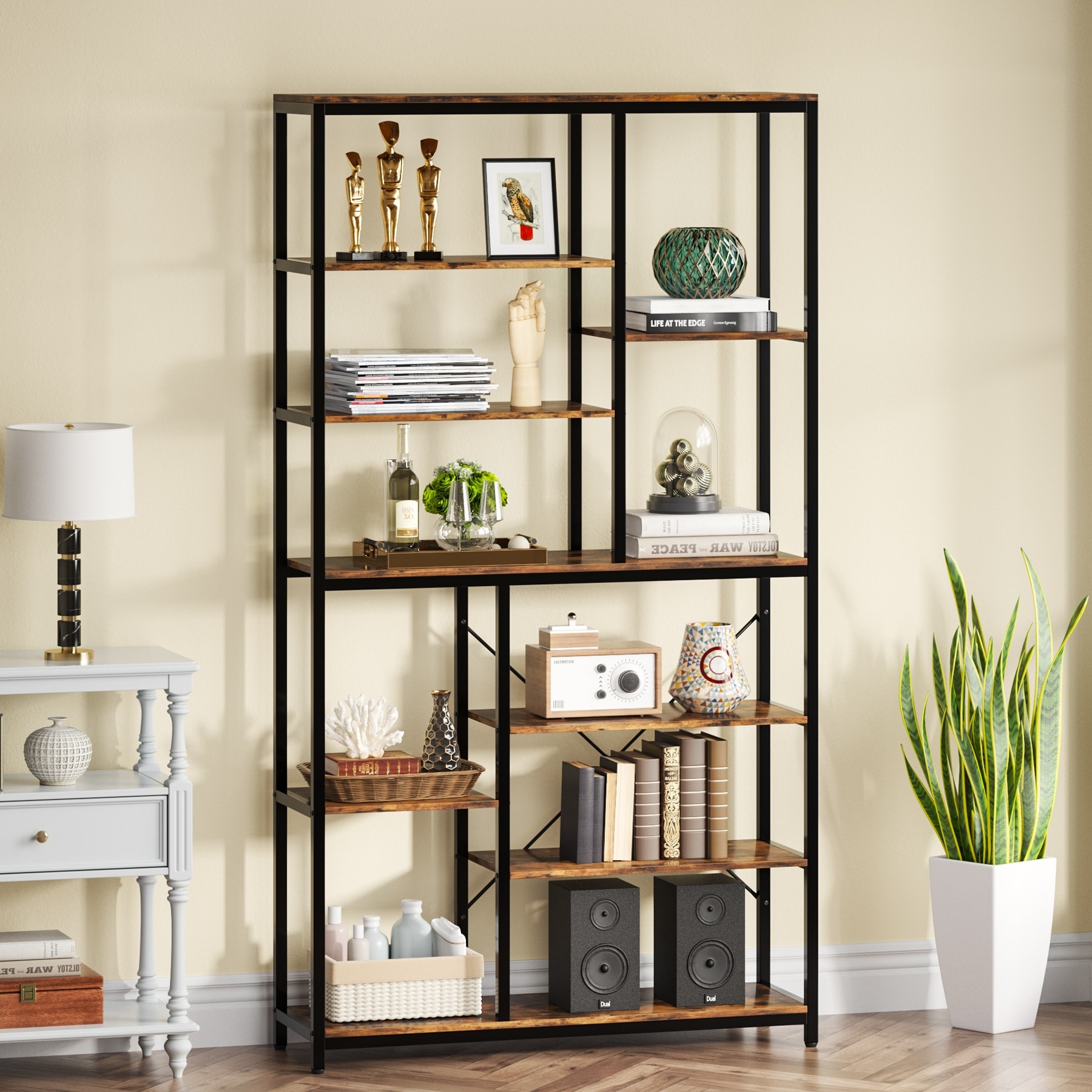 https://ak1.ostkcdn.com/images/products/is/images/direct/31aeb85d49a317b32a72e365dc209755e037ce23/Large-8-Tier-Bookcase-and-Bookshelf%2C-79%E2%80%99%E2%80%99-Tall-Open-Shelves-Display-Shelf-for-Home-Office%2C-Rustic.jpg