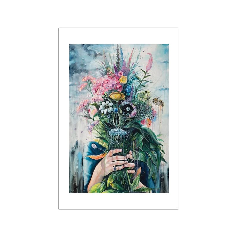The Last Flowers Fine Art Paper Print by Tanya Shatseva - Multi
