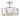 SAFAVIEH Lighting Ariel 3-light Chrome Ceiling Light - 13.5"x13.5"x10.75"