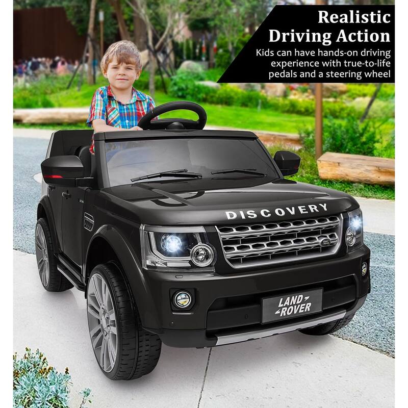Licensed Land Rover Ride on Car, 12V 4.5 MPH Ride on Toys for Toddlers 3-8
