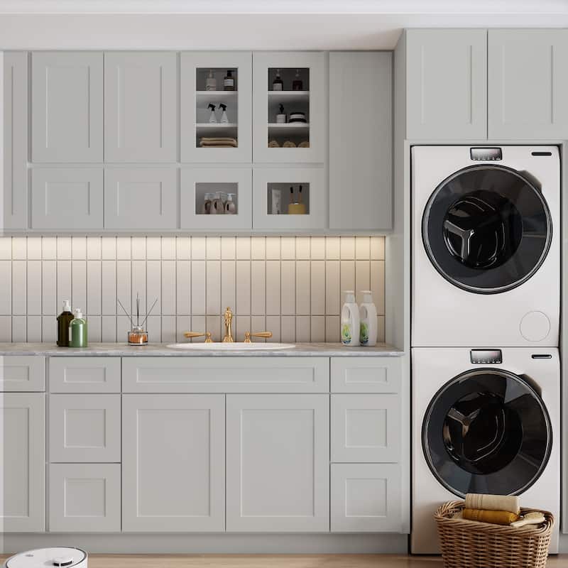 New Floor-Standing Bathroom Wooden Vanity Cabinet with Right Door