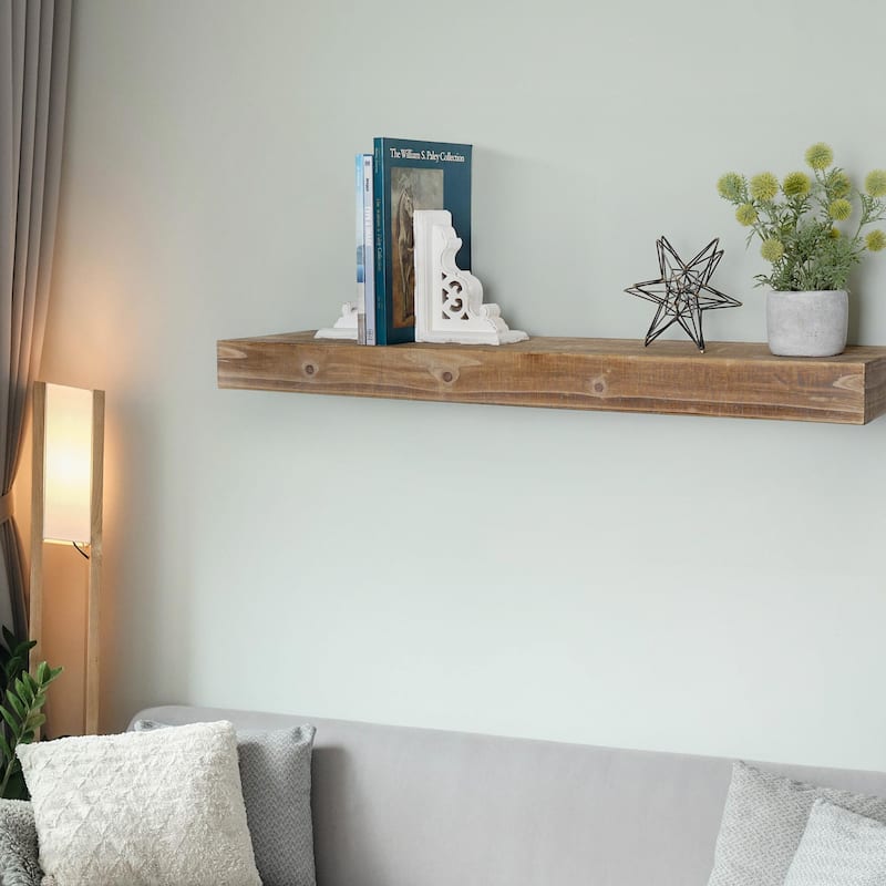 American Art Decor Heavy Duty Wood Bookends for Books/CDs/Vinyls