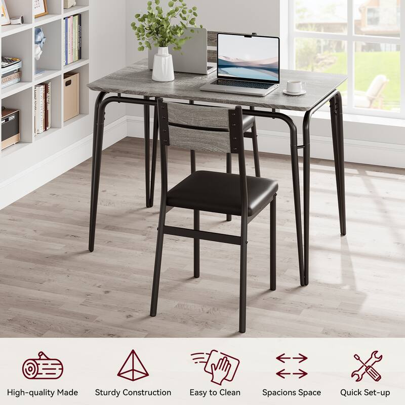 Dining Table Set with Chairs for Small Space Kitchen