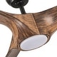 preview thumbnail 15 of 58, YUHAO 56 inch 6 Speed Quiet DC Motor Indoor Matte White Ceiling Fans with Lights and Remote Control