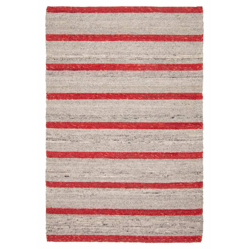 ECARPETGALLERY Braid weave Sienna Grey Wool Rug - 5'2 x 7'7 - Grey - 5'2 x 7'7