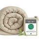 preview thumbnail 13 of 22, BedVoyage viscose from Bamboo Cotton Duvet Cover Sand - King