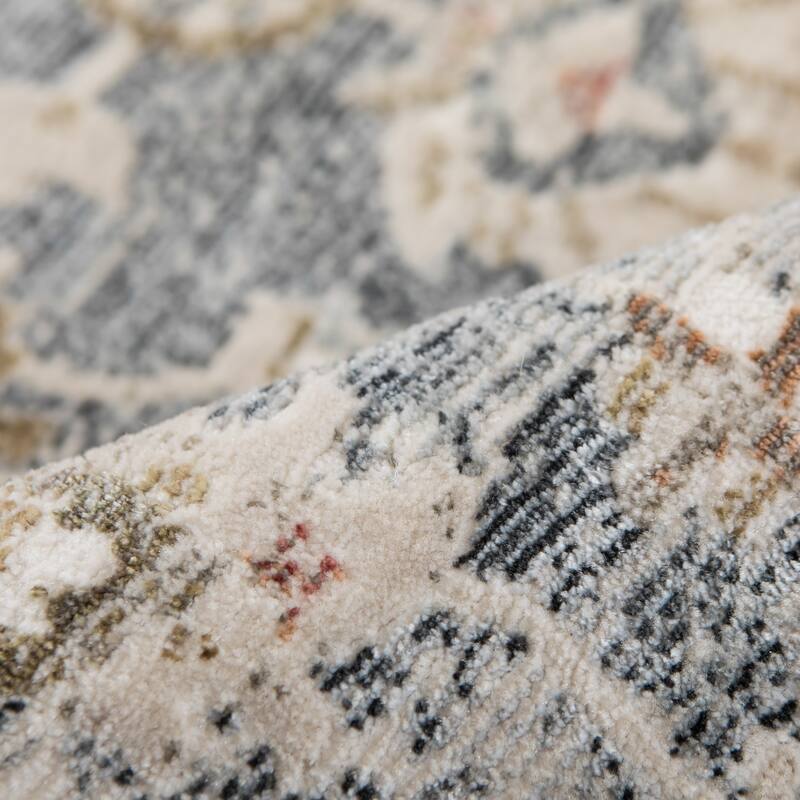 Fairmont Mella Transitional Bordered Power-Loomed Area Rug