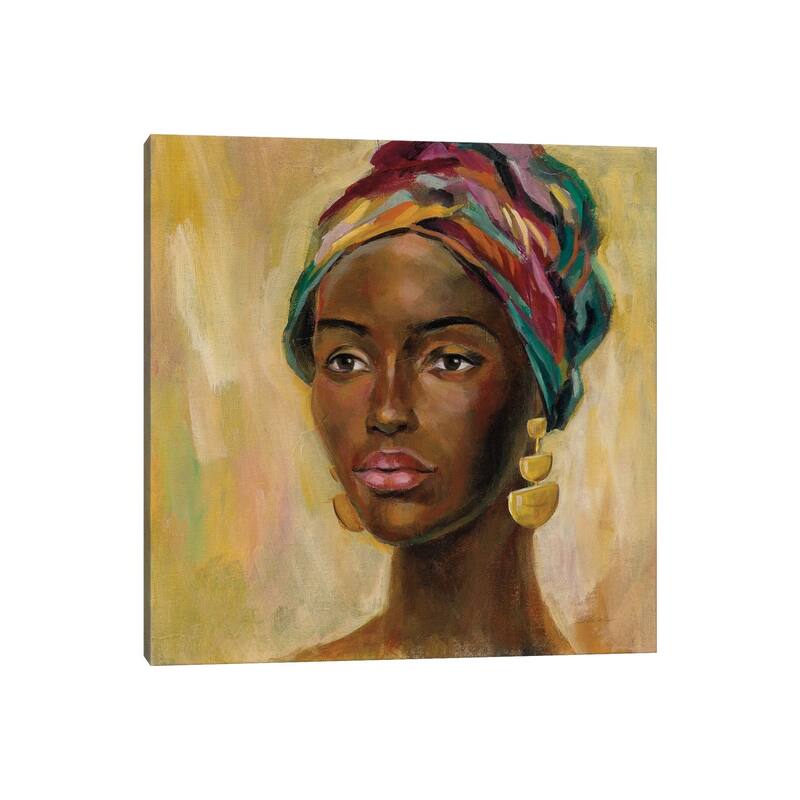 iCanvas "African Face II" by Silvia Vassileva Canvas Print