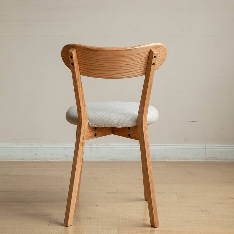 Dining Chair Wooden FAS Grade Oak Natural Wood 100% Dirt-free Wood Chair Solid Chair Table Chair Wooden Living Room Chair