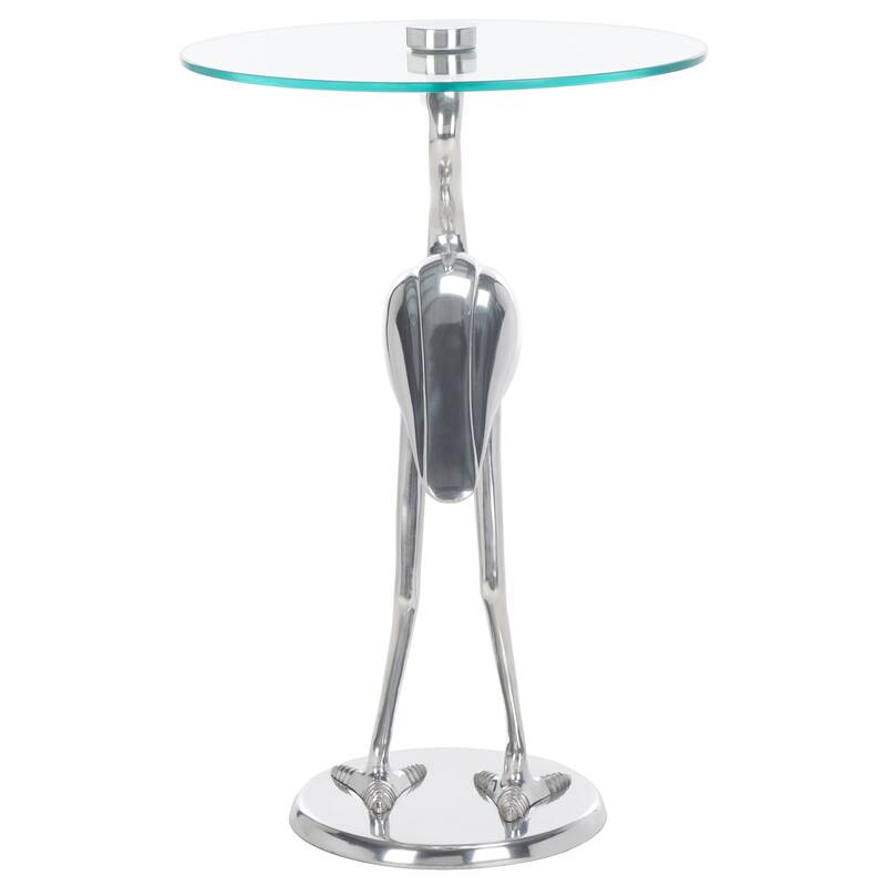 SAFAVIEH Home Collection Tori Crane Base Accent Table - 16" W x 16" D x 26" H
