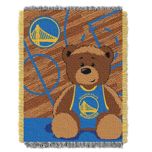 NBA Warriors Half Court Baby Throw Bed Bath Beyond 39415702