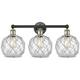 Option Black Antique Brass / Clear Glass with White Rope