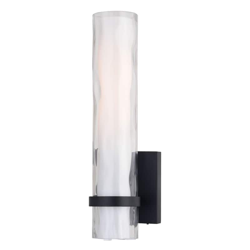 Vilo 1 Light Bronze Bathroom Wall Fixture - 4.25-in W x 13.5-in H x 4-in D - Oil Rubbed Bronze - 4.25-in W x 13.5-in H x 4-in D