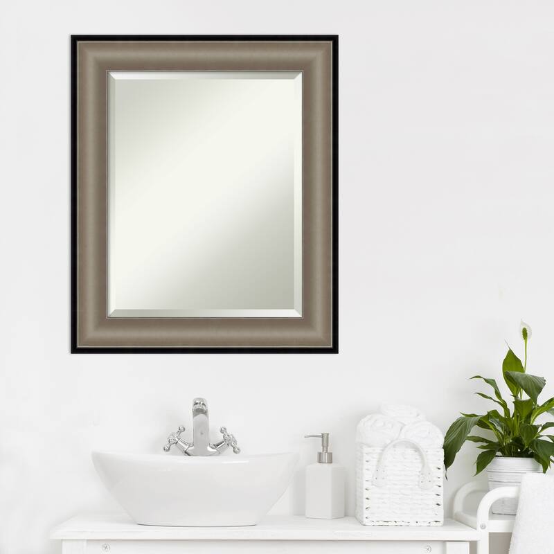 Beveled Bathroom Wall Mirror - Imperial Frame