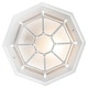 preview thumbnail 7 of 10, Trans Globe Lighting Single Light Down Lighting Flush Mount Ceiling