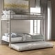 preview thumbnail 5 of 40, Twin over Twin Bunk Bed with Trundle