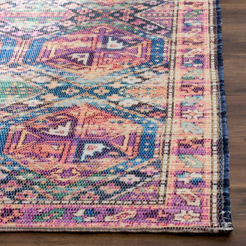 SAFAVIEH Handmade Saffron Miriah Modern Tribal Cotton Rug