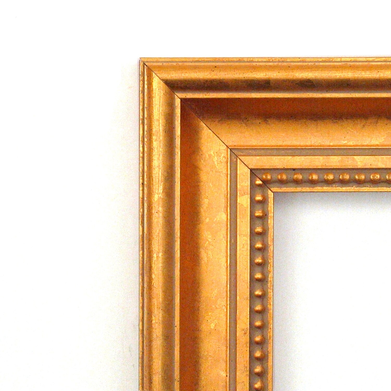 CustomPictureFrames.com 44x24 Frame Gold Real Wood Picture Frame Width 1.25 Inches | Interior Frame Depth 0.5 Inches | Garrin Gold Traditional Photo