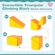 preview thumbnail 8 of 7, 6 Pieces Foam Climbing Blocks Soft Play Climbing for Toddlers with Tunnel-Multicolor - Multicolor