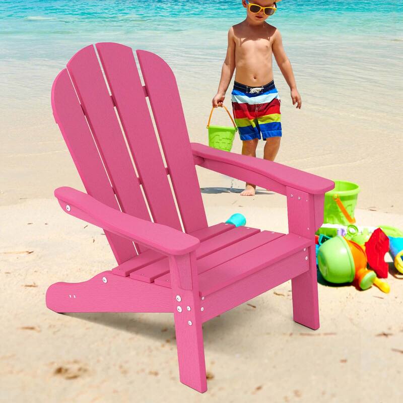 Costway Kids Adirondack Chair with High Backrest Armrests Fire Pit - See Details
