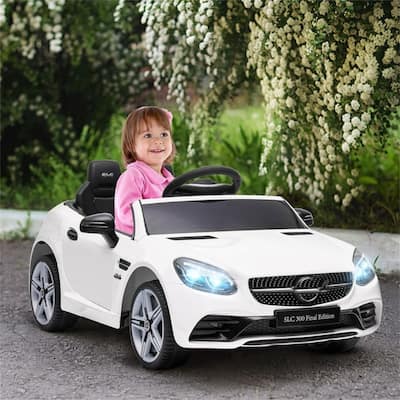 Kids Electric Ride-On Vehicle 1 Seater with Parental Remote and Adjustable Speed USB AUX TF Slot - 42.25"L x 24.5"W x 17.25"H
