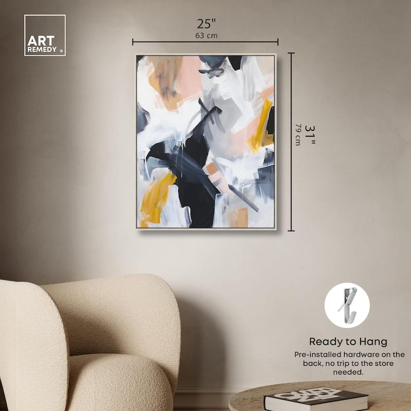 Rustic Noir Canvas by Art Remedy