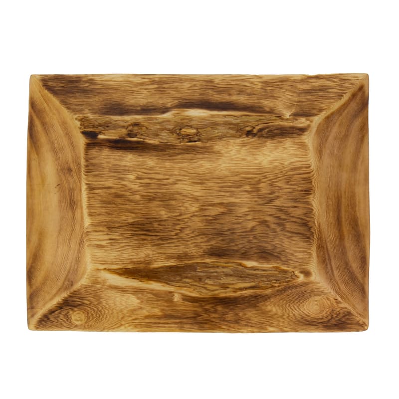 Hand Carved Jacaranda Wood Platter from Kenya