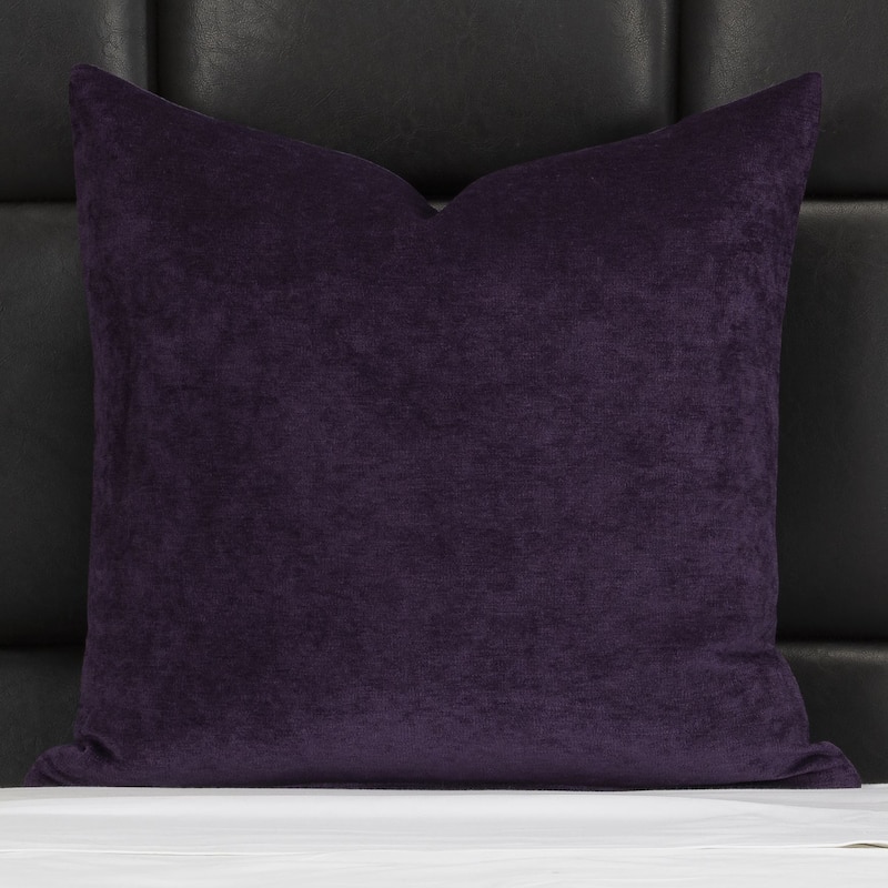 Mixology Padma Washable Polyester Throw Pillow - 22 x 22 - Aubergine