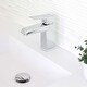 preview thumbnail 12 of 10, Single Hole Single Handle Bathroom Faucet Polished Chrome - Faucet Height: 6 1/2" | Spout Height: 4"