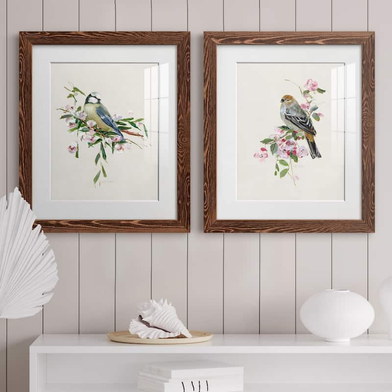 Spring Song Blue Bird-Premium Framed Print - Ready to Hang