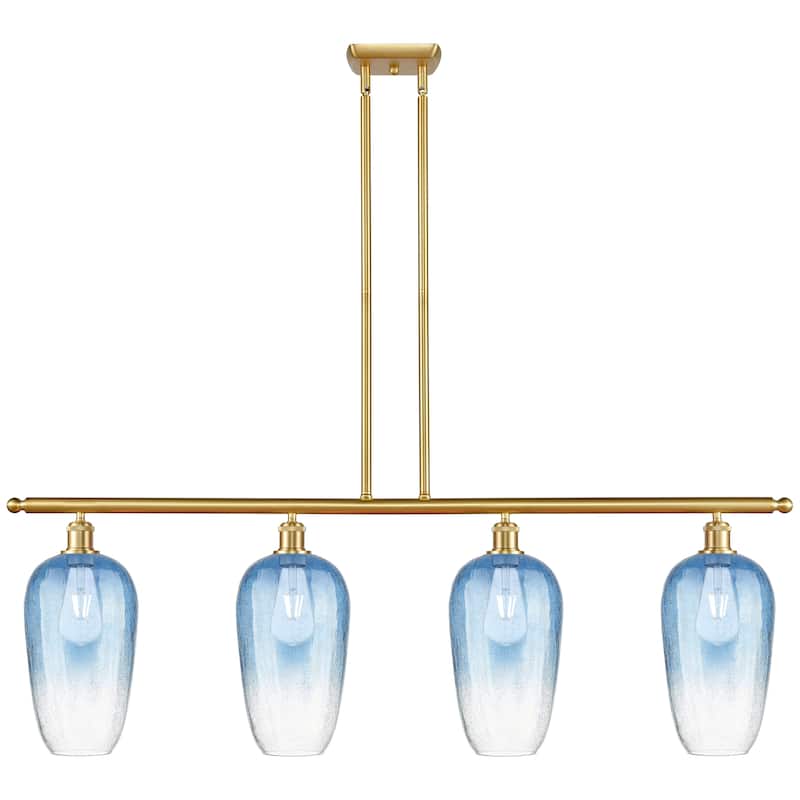 Innovations Lighting Endless Possibilities Ballston - Brookhaven Flute - 4 Light 48" Stem Hung Island Light