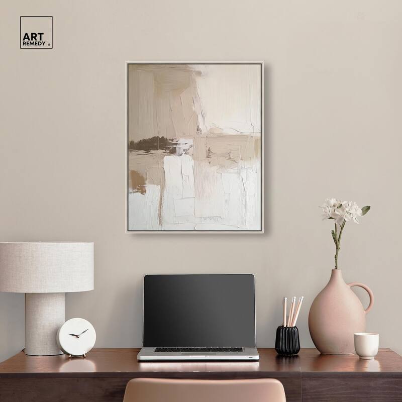 Subtle Earth Tones I Canvas by Art Remedy