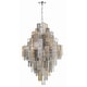 preview thumbnail 2 of 6, Addis 20 Light Polished Chrome Chandelier - 30.5"W x 49.5"H x 30.5"D