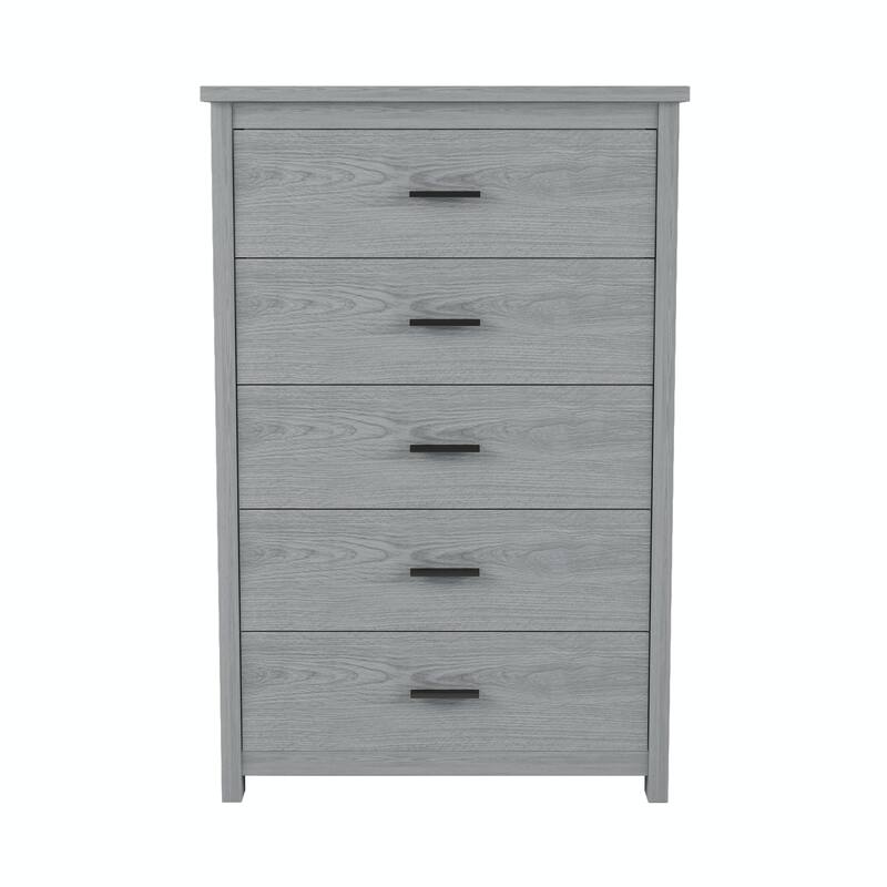 American Country Style Wooden Dresser with Five Drawers