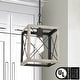 preview thumbnail 14 of 26, Acroma 1-light Farmhouse Rustic Rectangle Kitchen Island Pendant Light - 8 inches Driftwood