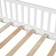 preview thumbnail 8 of 7, Wood Twin Size House Bed with Guardrail and LED