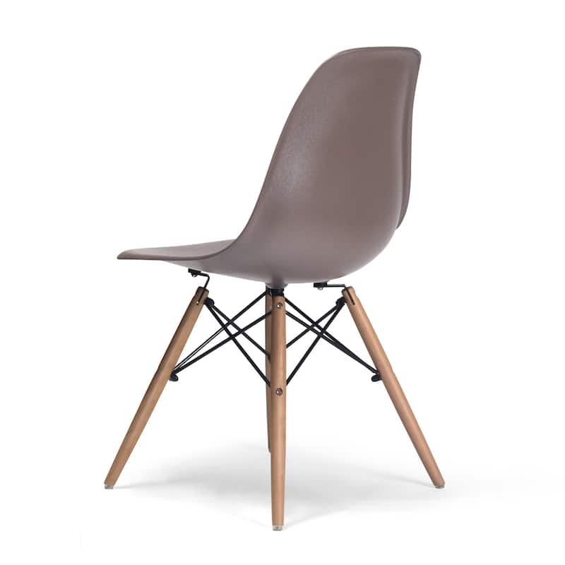 Paris-2 Side Chairs with Natural Legs (Set of 2)