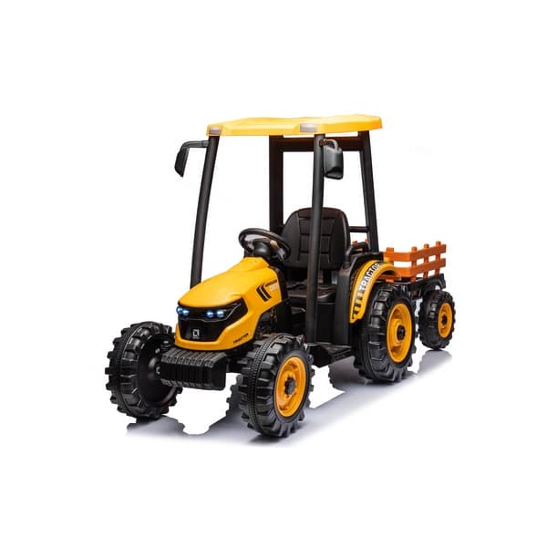 slide 2 of 14, 24V Battery Powered Electric Vehicle Toy with 3-Gear-Shift Ground Loader