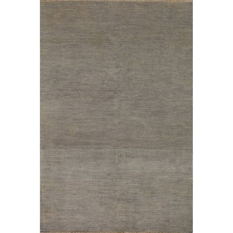 Modern / Contemporary Gabbeh Oriental Foyer Rug Handmade Wool Carpet - 3'4"x 4'11"