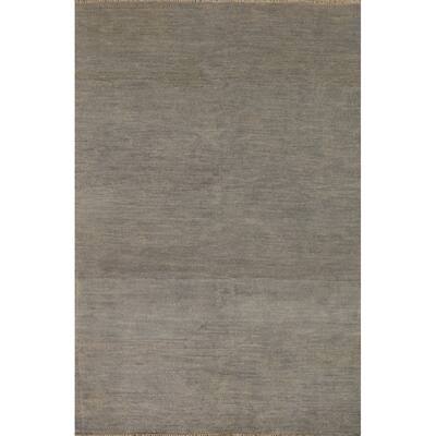 Modern / Contemporary Gabbeh Oriental Foyer Rug Handmade Wool Carpet - 3'4"x 4'11"