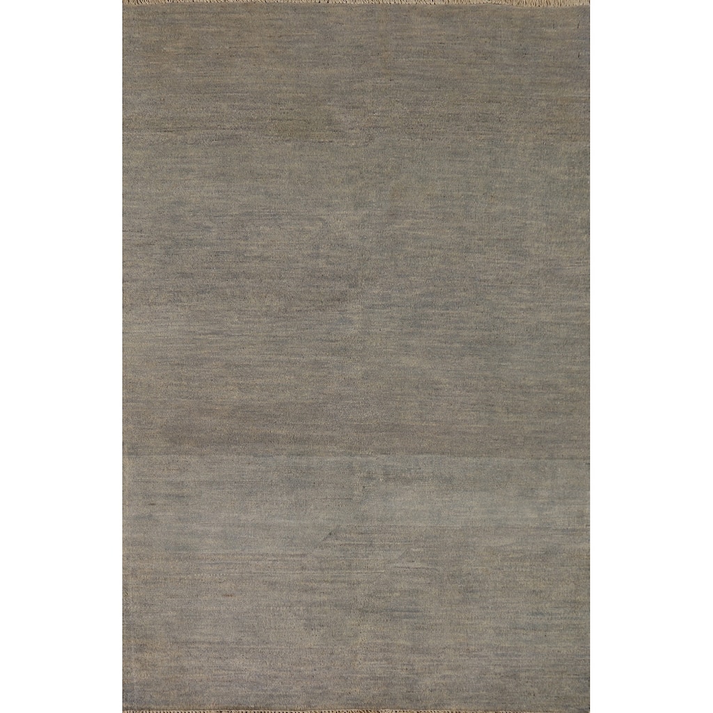 Modern / Contemporary Gabbeh Oriental Foyer Rug Handmade Wool Carpet - 3'4"x 4'11"