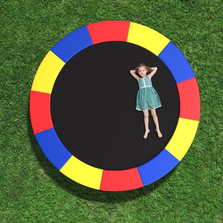 Multicolor PVC Foam Trampoline Safety Pad with Elastic Straps - Multi Color