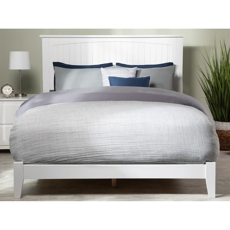 Nantucket King Platform Bed in White