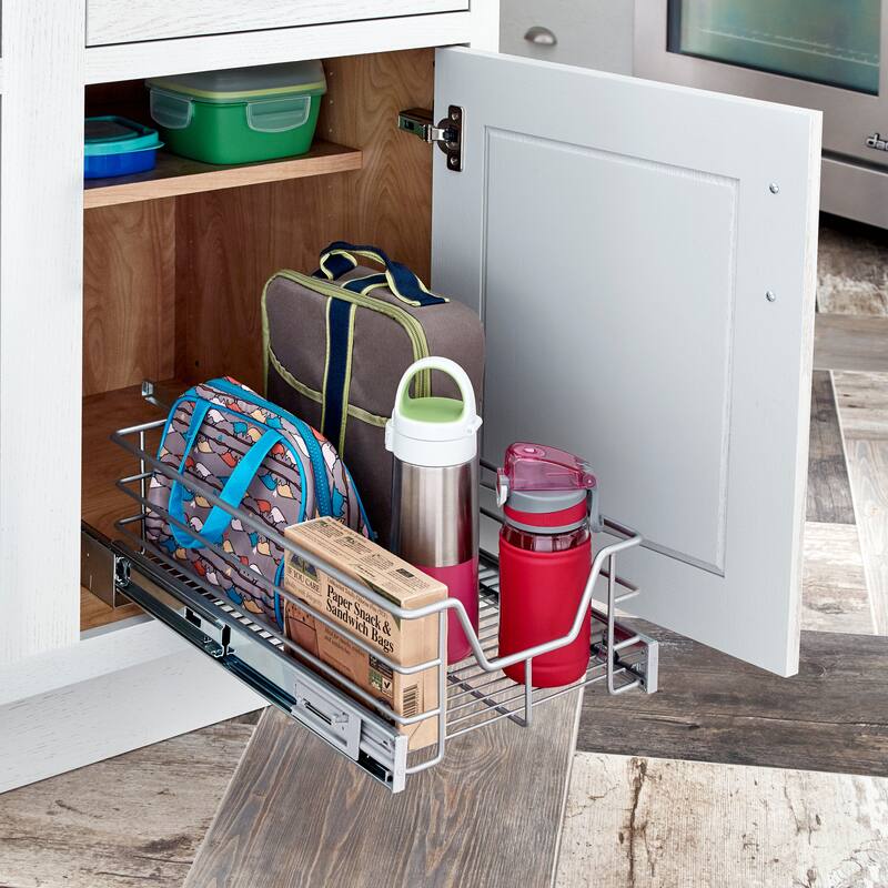 ClosetMaid Premium Single Pull-out Basket Cabinet Organizer