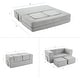 preview thumbnail 10 of 8, Kids Couch Modular Loveseat Children Furniture for Playroom