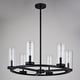 preview thumbnail 5 of 9, Vaxcel Lighting H0290 Grantley 6 Light 26" Wide Ring Chandelier