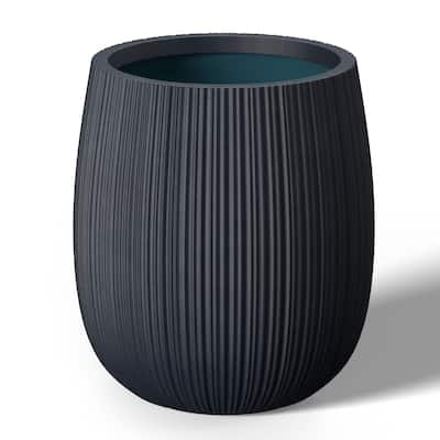 Concrete Round Planter with Enhanced Interior