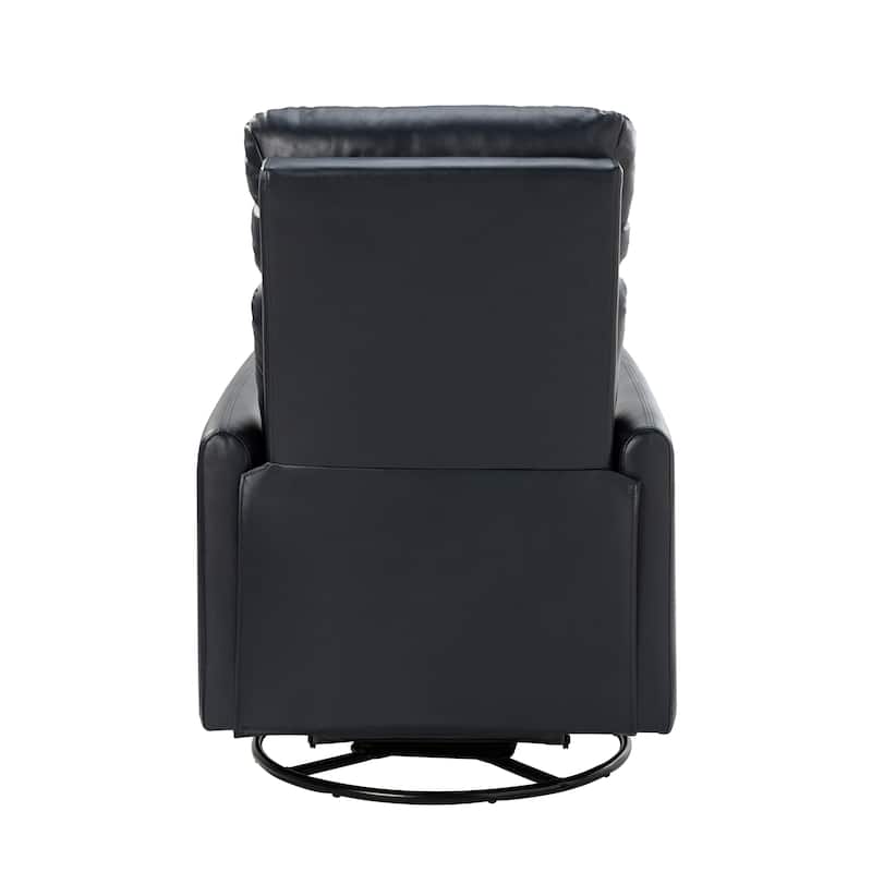 Lyle Manual Swivel Recliner with Metal Base